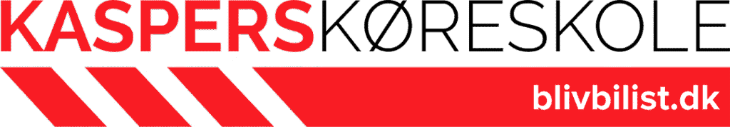 Tekst-element fra køreskolens logo - "KASPERSKØRESKOLE"